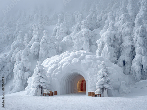 empty snow dome