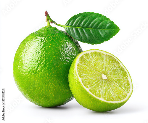 Lime isolated on white back...