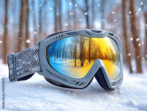reflective snow goggles