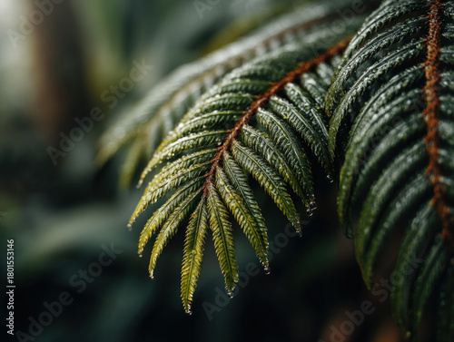 Tropical leaves background