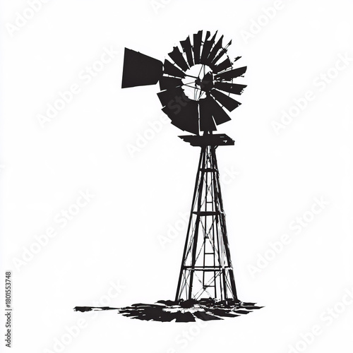 Surprizing Windmill silhoue...
