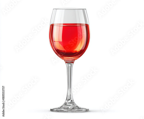 Wine glass isolated on white