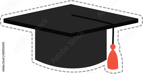 Hat icons of various professions careers