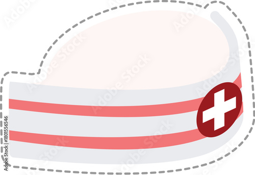 Hat icons of various professions careers