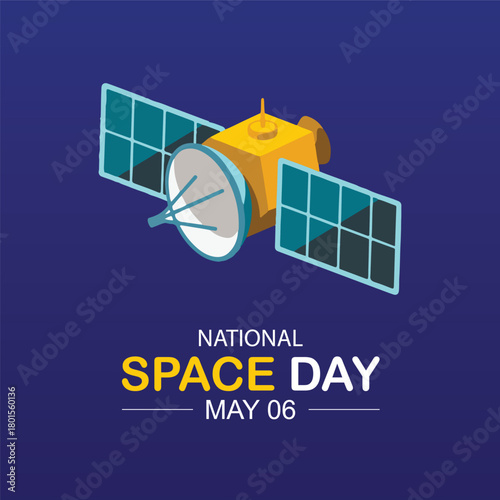 National space day is celebrated on may 06. 