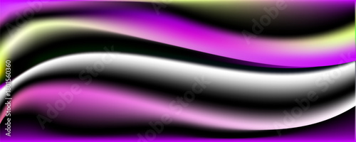 3D illustration Background for advertising and wallpaper in holographic and memphis art scene. 3D rendering in decorative concept.