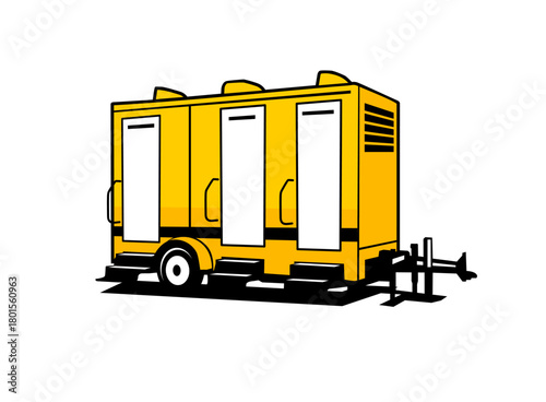 porta potty portable vector file