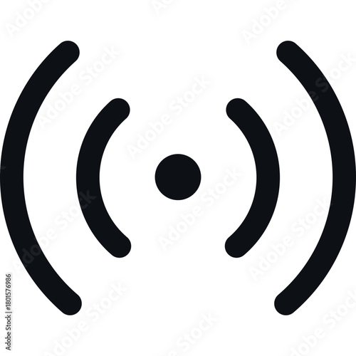 Wireless connection or network signal icon