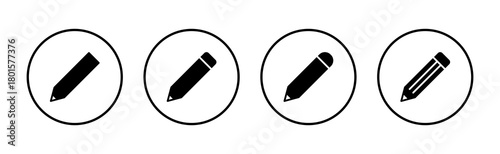 Pencil icon vector. pen sign and symbol. edit icon vector