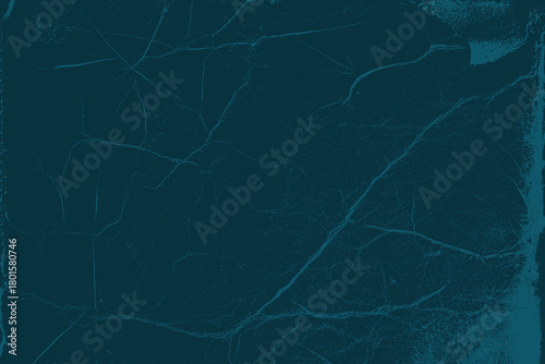 Distressed Blue Leather Background Texture.