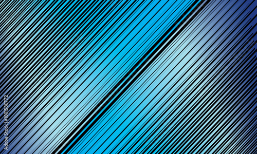 Vector abstract black diagonal line pattern forms a dynamic zig-zag effect, modern, futuristic, minimalist and energetic blue gradation, suitable for technology backgrounds, presentations, etc