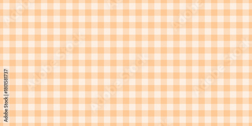 Lady fabric seamless tartan, drawing textile texture plaid. Elegant pattern background check vector in orange and light colors.