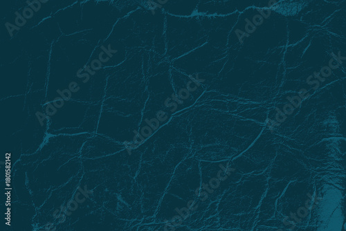 Distressed Blue Leather Background Texture.