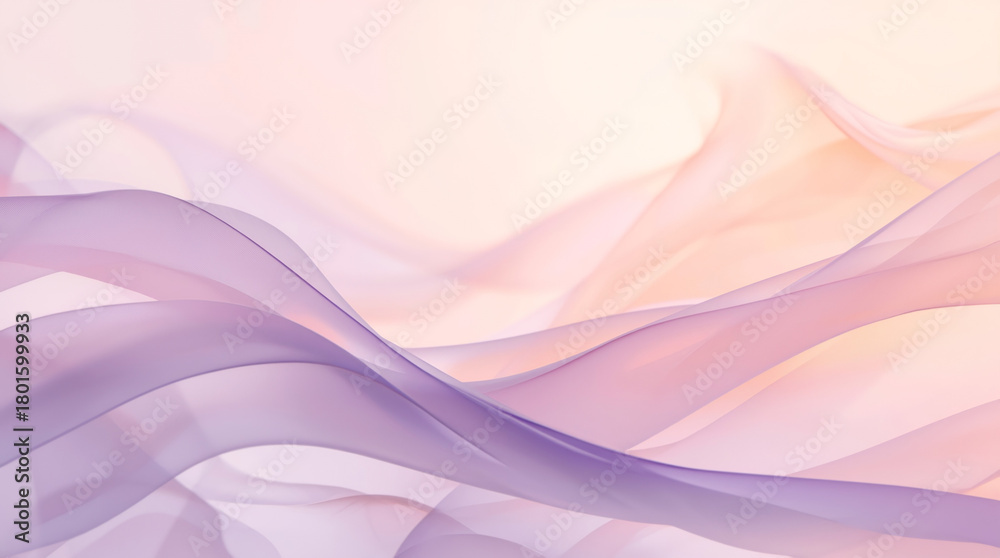 Obraz premium Soft Pastel Gradient Flow Background