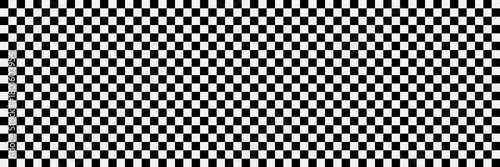 Checkered pattern seamless black and white square vector background design for textile and graphic projects