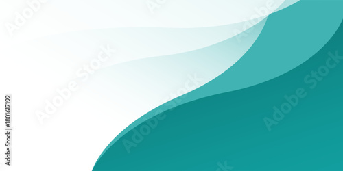 Blue and white curve overlap minimalist background for corporate concept, template, poster, brochure, website, flyer, wallpaper. Vector illustration	