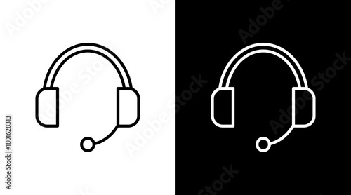 Suport  White Icon Set Design