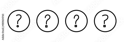 Question icon vector illustration. question mark sign and symbol