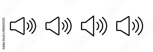 Speaker icon vector illustration. volume sign and symbol. loudspeaker icon. sound symbol