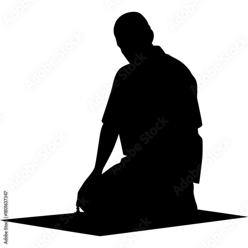 Silhouette Muslim Praying