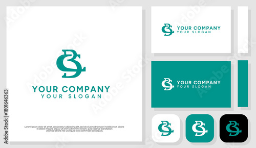 A modern monogram logo combining the letters C and B, ideal for business branding and corporate identity.