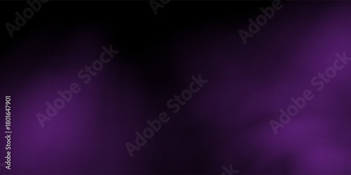 Dark Purple Abstract Smoke Gradient Background With Glowing Light Texture