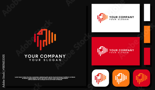 A minimalist logo with a brain and file, ideal for knowledge-based services, data analysis, and mental health counseling.