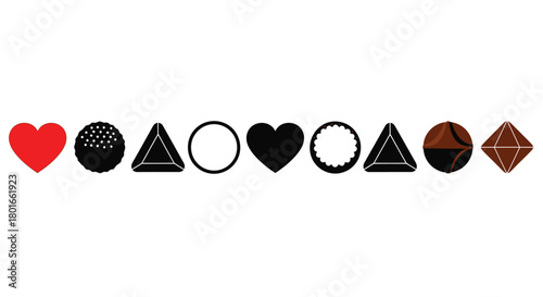 Delicious chocolate candies, perfect for Valentine's Day gifts