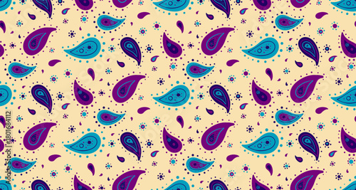 Texture decoration swirl geometric. East graphic, swatch bohemian. Vintage color image floral artistic.