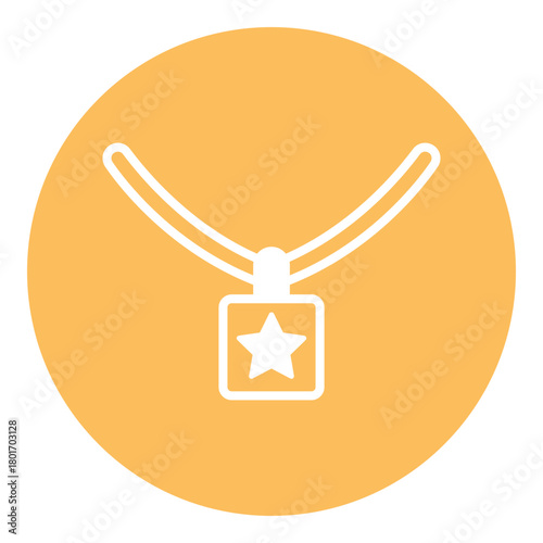 Necklace Vector Icon which can easily modify or edit