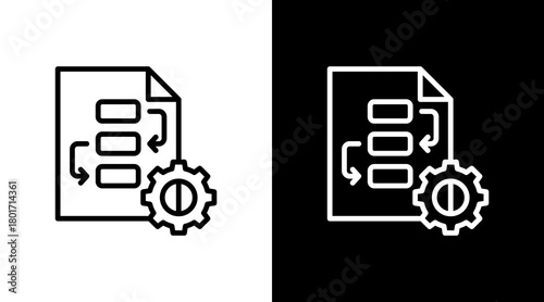 Workflow With Icon Set Design