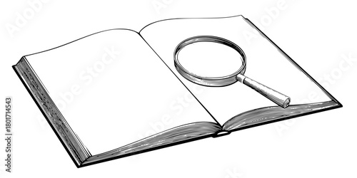 Inquisitive Reader's Guide World | Clean, isolated vector art for creative projects.