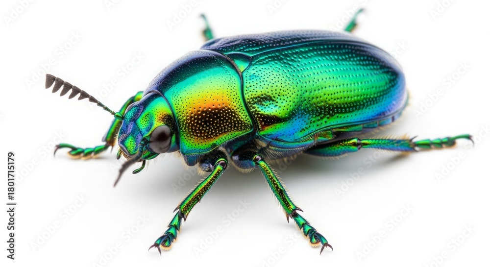 Fototapeta premium Emerald Jewel Beetle