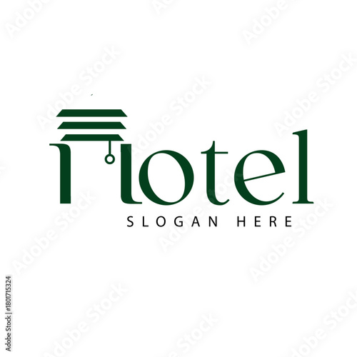 company logo template , hotel logo design , Restaurant logo vector 