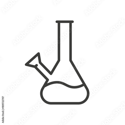 Bong icon linear vector illustration