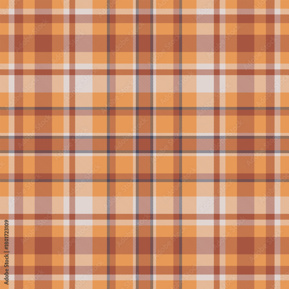 Obraz premium Warm plaid pattern. A classic autumnal design for textile, apparel, or graphic backgrounds. Versatile for seasonal projects design needs.