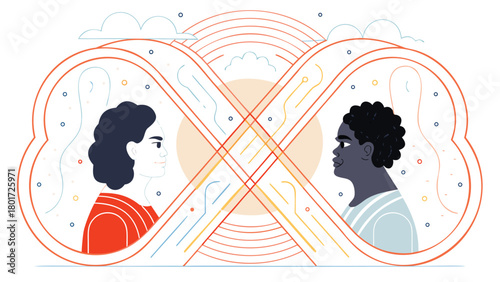 Vibrant warm gradient background with smooth color transitions ideal for digital art presentations and modern design projects