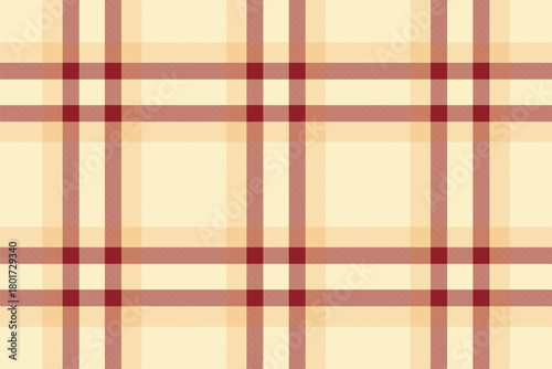 Classic tartan pattern in warm beige  deep red. Great for backgrounds, textiles, crafts, or adding a traditional, refined touch to design projects.