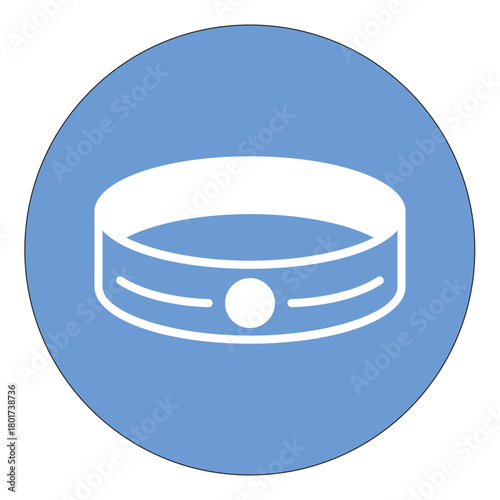 Bangle Vector Icon which can easily modify or edit