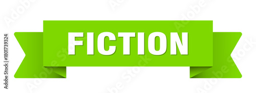 fiction ribbon isolated on transparent background. fiction ribbon