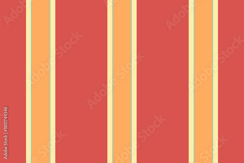 Retroinspired striped pattern with coral, orange, and cream colors. Versatile background for design projects, textiles, or vintage themes. Clean, simple, and visually appealing.