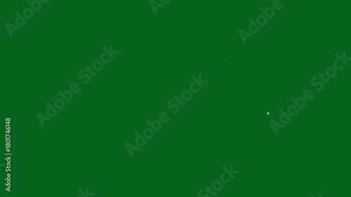 Dazzling glowing stars, magical twinkling stars, twinkle sparkle stars animation, sparkle glittering light effect, particle magic tail sparkling glitter star dust trail loop animation on green screen.