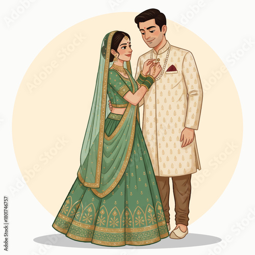 wedding couple Illutraction 382 [Recovered]