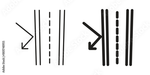 Insulation icon line and filled style suitable for web and mobile application