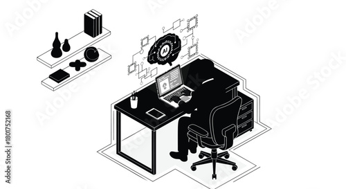 Versatile vector graphic design with a rich color palette including cmyk grayscale and primary colors suitable for diverse print and digital applications