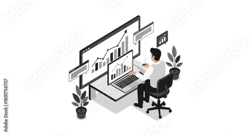 Abstract geometric composition featuring bold lines shapes and a vibrant color palette including red green blue and yellow suitable for modern design projects