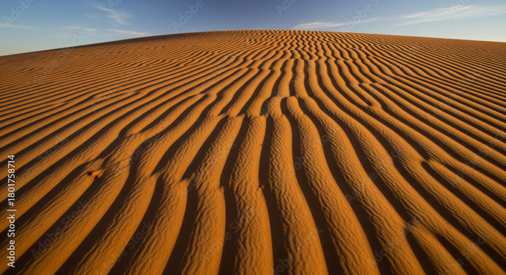 Naklejka premium sand dunes in the sahara