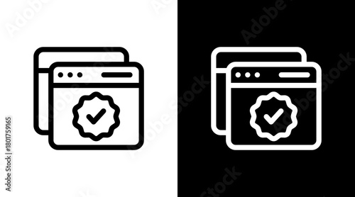 Web Quality With Icon Set Design