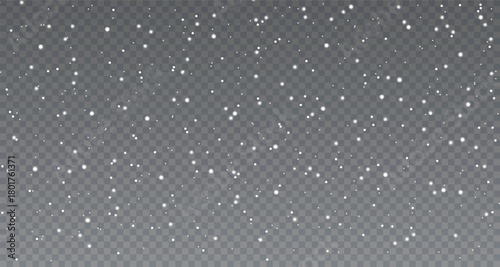 realistic falling snow overlay on transparent background, winter snowflakes effect for photo editing, christmas seasonal snowfall texture.