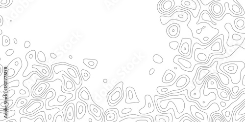 Topographic map background geographic line map with elevation assignments. Design illustration for wall art, fabric, packaging, web, banner, wallpaper.